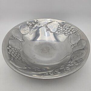 Vintage‎ Wilton Armetale Round Fruit Vegetable Salad Bowl 12.75" Discontinued